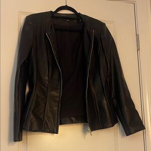 Premise Women's Black Leather Jacket